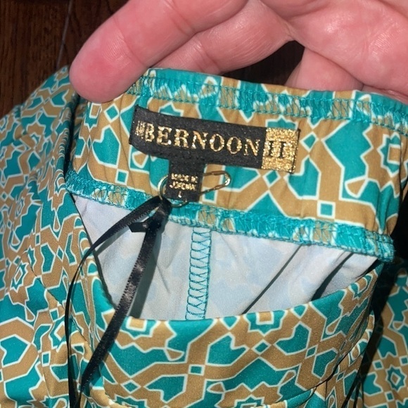 AmberNoon II Dr. Erum IIyas SunKnit Printed Wide Leg Pants - Picture 5 of 5